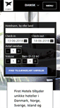 Mobile Screenshot of firsthotels.dk