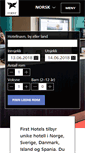 Mobile Screenshot of firsthotels.no
